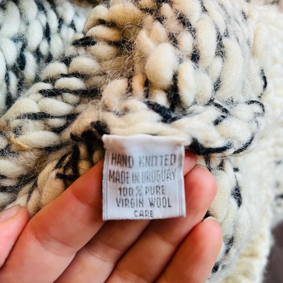 Handmade Wool Chunky Sweater - Picture 5 of 5